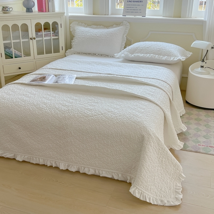 91家纺网 家纺一手货源 找家纺 （总）乐卧家居 2026新款春夏轻氧自然系韩式透气薄款夏被空调被子-曼尼