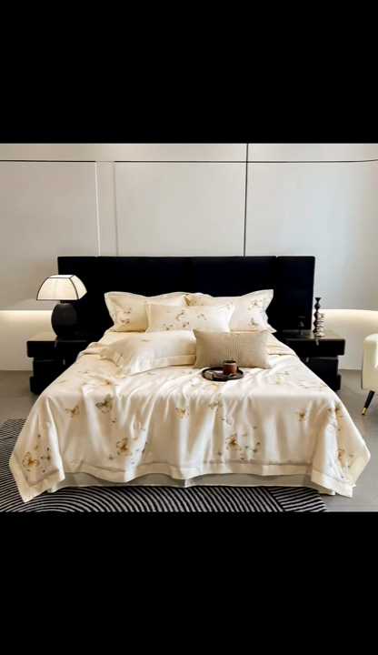 91家纺网 家纺一手货源 找家纺 （总）朵希曼2025新款50天丝宽边夏被和夏被四件套系列