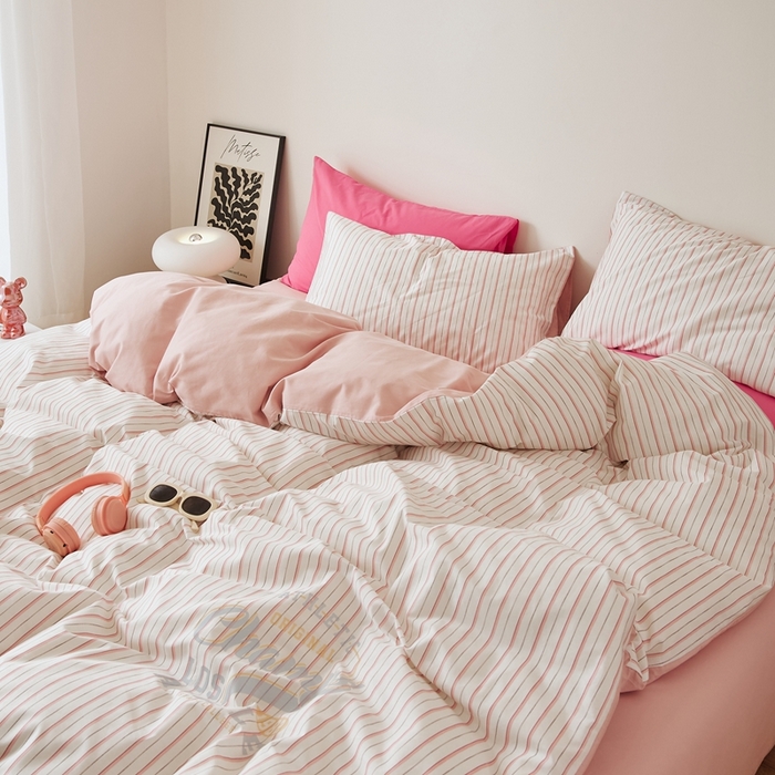 91家纺网 家纺一手货源 找家纺 原研家居 2025新款40支全棉13070烫画系列 茯苓