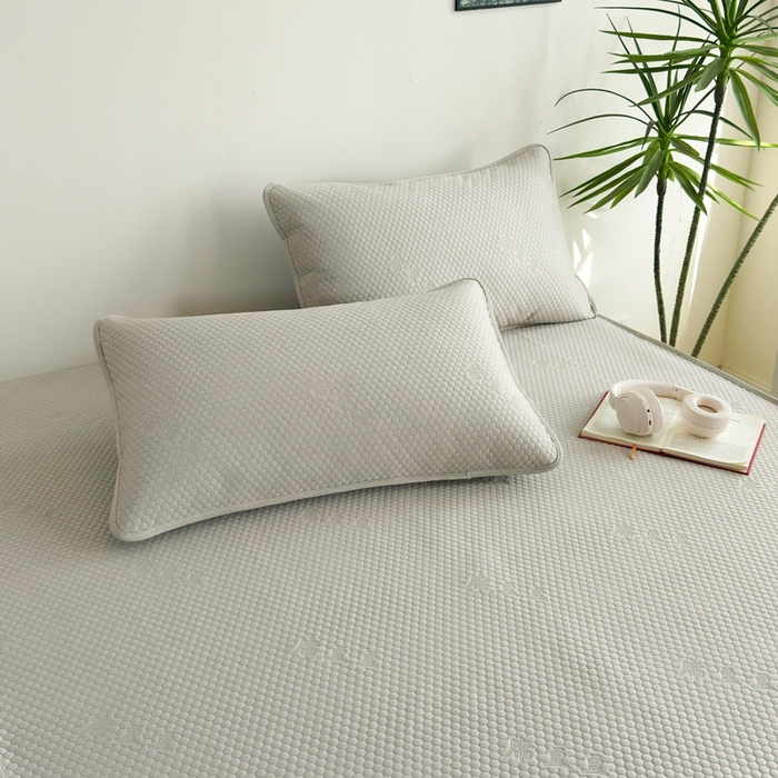 91家纺网 家纺一手货源 找家纺 许林2025新款凉豆豆床裙 北欧金