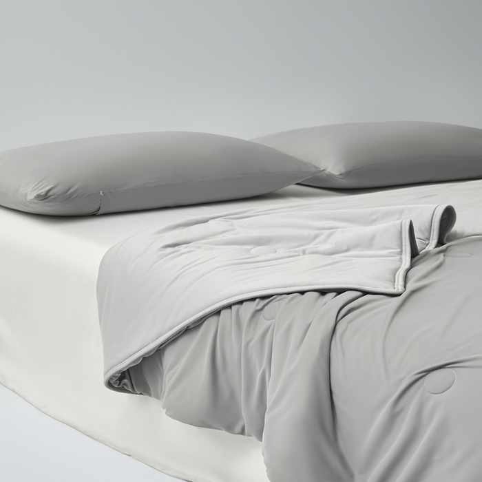 91家纺网 家纺一手货源 找家纺 （总）欧邦 2025春夏新款Pro+深睡双面用锦纶夏被空调被