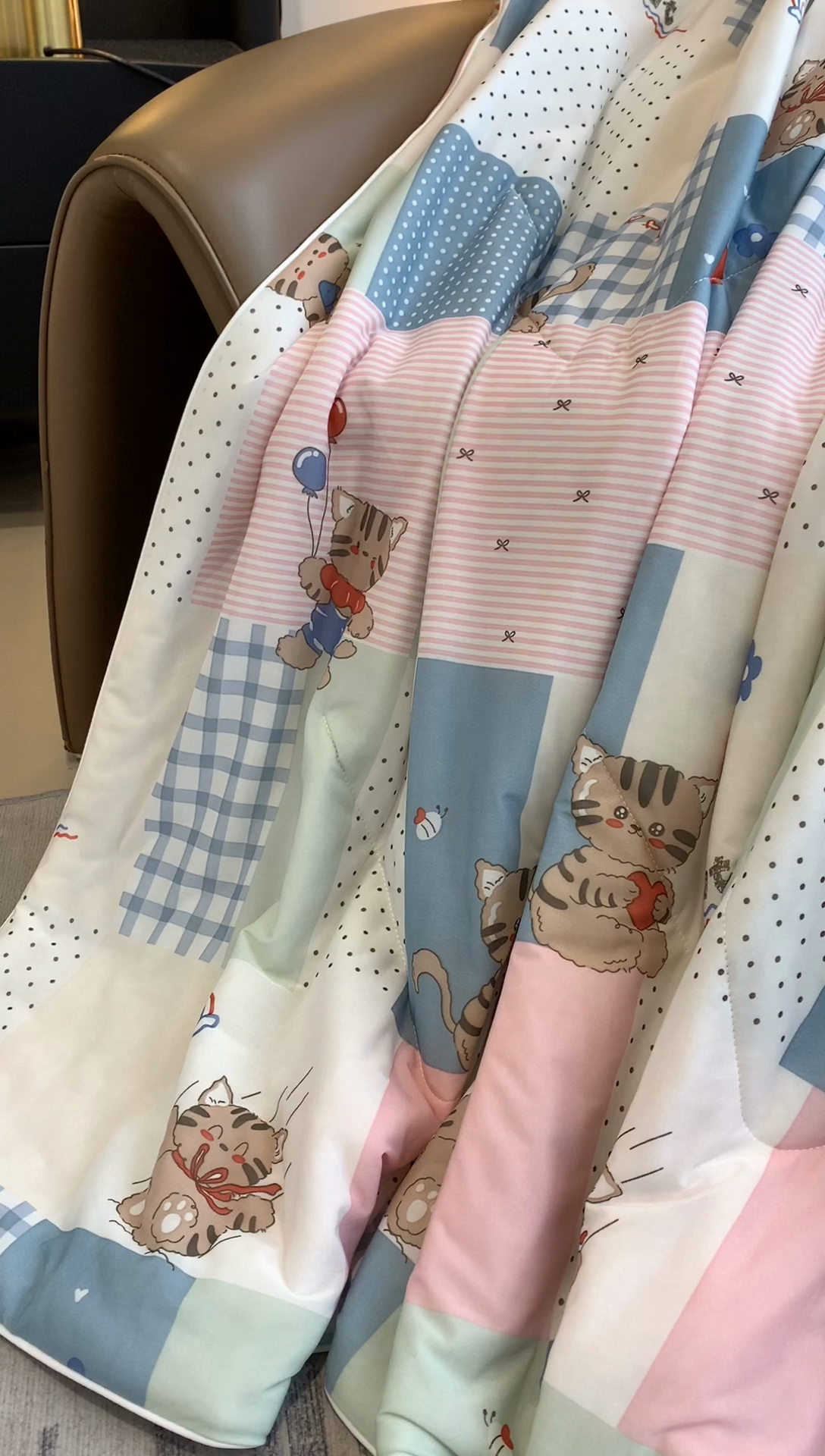 91家纺网 家纺一手货源 找家纺 奈萝家纺 2025新款A类凉感丝小凉皮夏被可机洗夏被新品空调被 小老虎