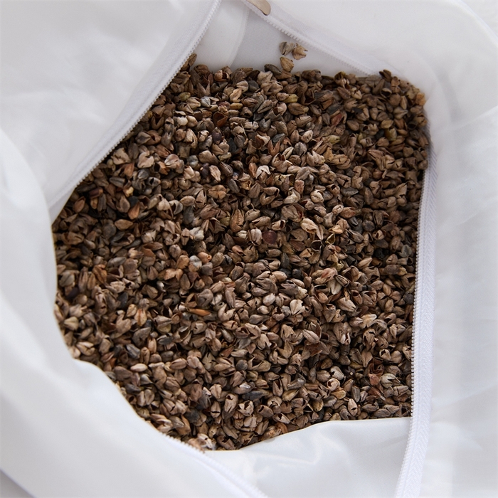 91家纺网 家纺一手货源 找家纺 大熊枕芯2025新款3d条纹荞麦枕 元宝荞麦枕-咖45*15cm