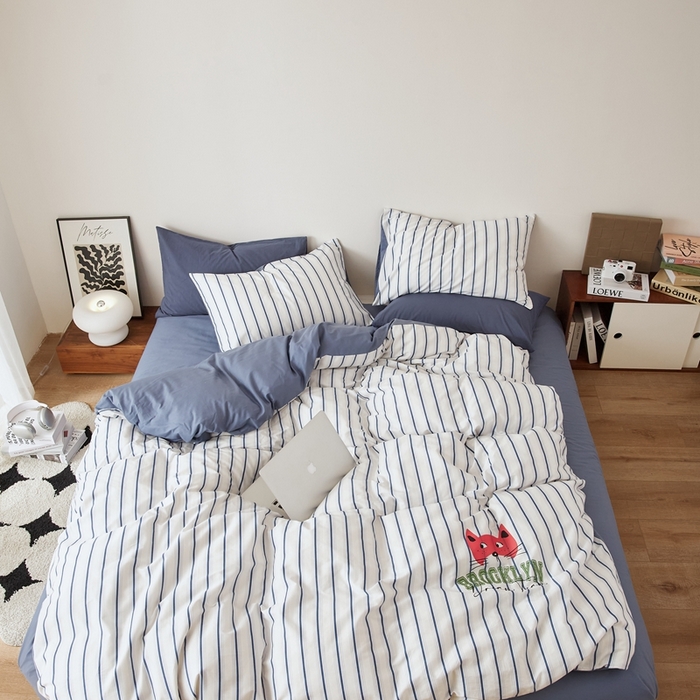 91家纺网 家纺一手货源 找家纺 原研家居 2025新款40支全棉13070烫画系列 白芷