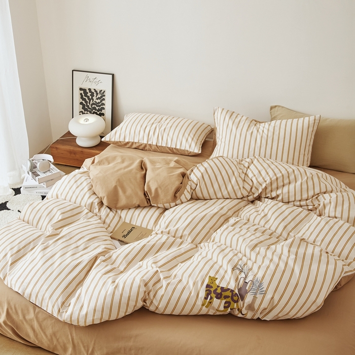 91家纺网 家纺一手货源 找家纺 原研家居 2025新款40支全棉13070烫画系列 川谷