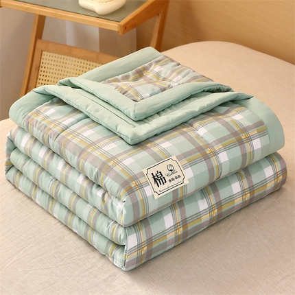 91家纺网 家纺一手货源 找家纺 （总）2025新款色织水洗棉花夏被子被芯棉花被100%空调被夏凉被