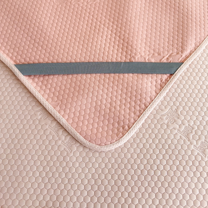 91家纺网 家纺一手货源 找家纺 许林2025新款凉豆豆床席 轻奢-粉