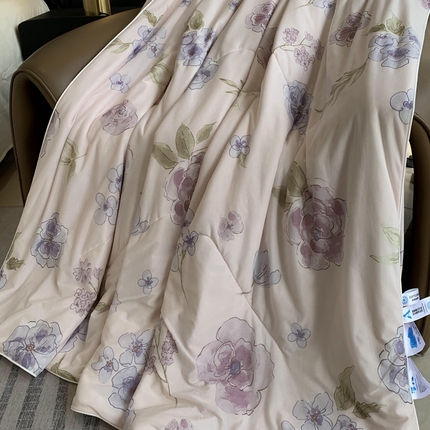 91家纺网 家纺一手货源 找家纺 （总）奈萝家纺 2025新款A类凉感丝小凉皮夏被可机洗夏被新品空调被