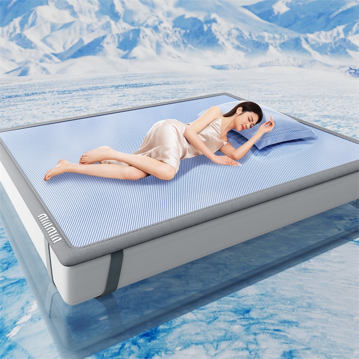 91家纺网 家纺一手货源 找家纺 （总）星座家纺 2025新款斜纹冰丝凉席三件套-绣花款