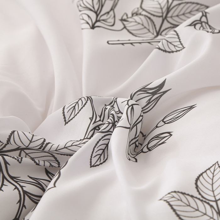 91家纺网 家纺一手货源 找家纺 铠畅  2025新款法式花边云朵棉床盖款夏被四件套 暗香