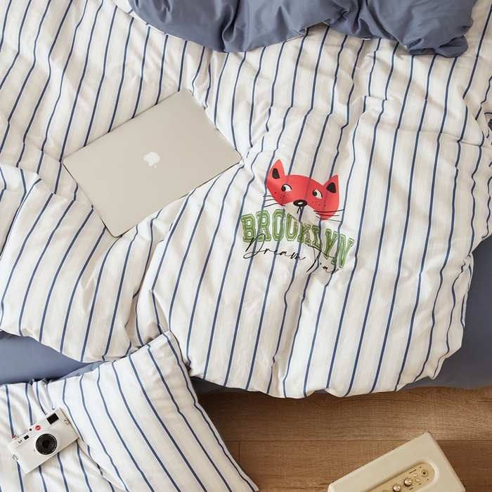 91家纺网 家纺一手货源 找家纺 原研家居 2025新款40支全棉13070烫画系列 白芷