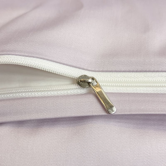 91家纺网 家纺一手货源 找家纺 2025新款夏季热款A类母婴级数码印花全棉四件套高端纯棉被套长绒棉床单床笠床上用品 沐熙-紫