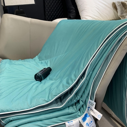 91家纺网 家纺一手货源 找家纺 （总）奈萝家纺 2025新款A类凉感丝小凉皮夏被可机洗夏被新品空调被