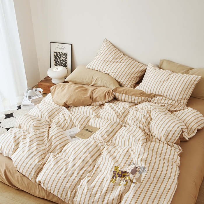 91家纺网 家纺一手货源 找家纺 原研家居 2025新款40支全棉13070烫画系列 川谷