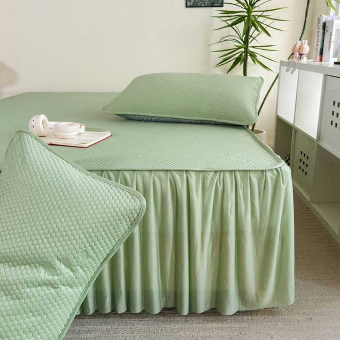 91家纺网 家纺一手货源 找家纺 （总）许林2025新款凉豆豆床裙