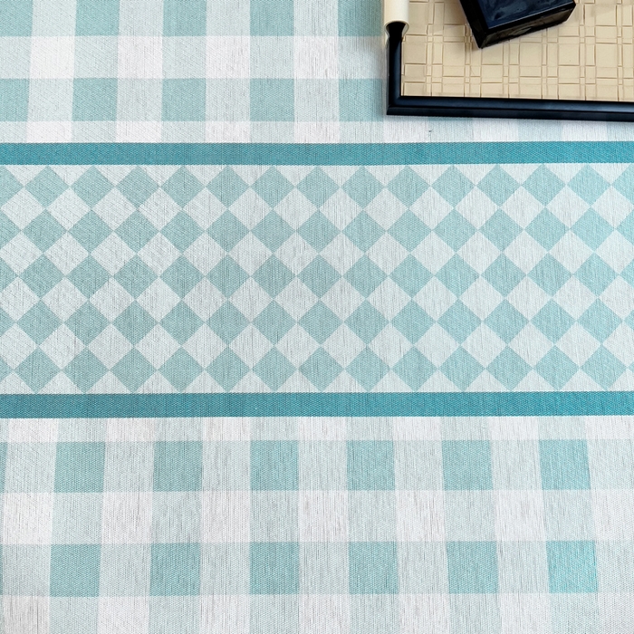 91家纺网 家纺一手货源 找家纺 梵赫 2025新款夏季成人凉感藤席凉席 简约-绿格