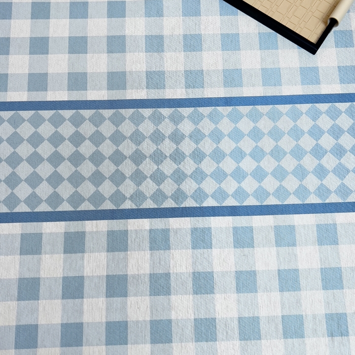 91家纺网 家纺一手货源 找家纺 梵赫 2025新款夏季成人凉感藤席凉席 简约-蓝格