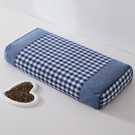 91家纺网 家纺一手货源 找家纺 （总）大熊2025新款全棉水洗棉色织荞麦枕