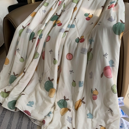 91家纺网 家纺一手货源 找家纺 （总）奈萝家纺 2025新款A类凉感丝小凉皮夏被可机洗夏被新品空调被