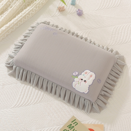 91家纺网 家纺一手货源 找家纺 （总）温蔓2025新款少女心花边记忆棉面包枕