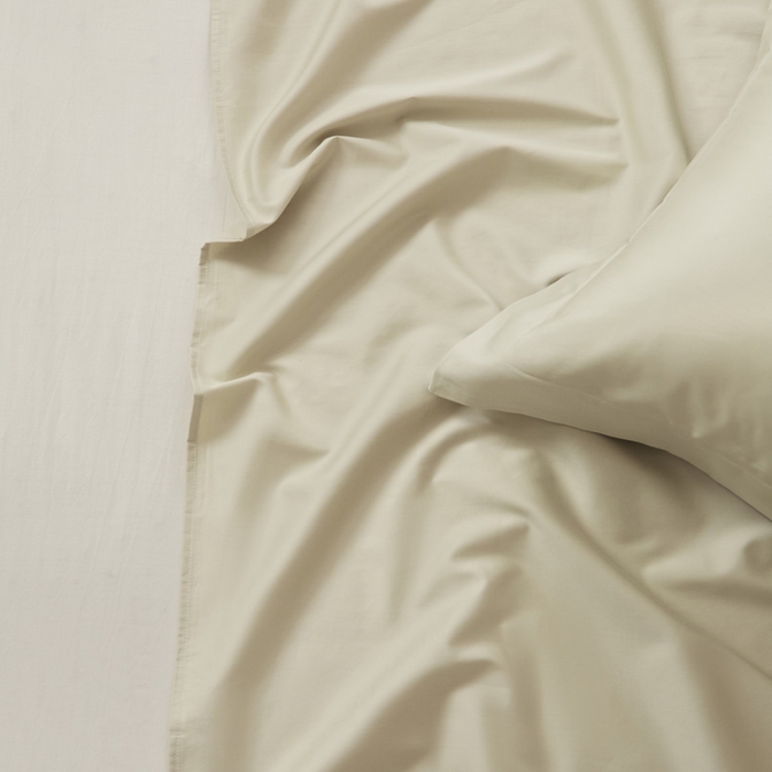 91家纺网 家纺一手货源 找家纺 EH家居2025新款50*50双股长绒棉纯棉系列床单单件-单床单 初雪咖