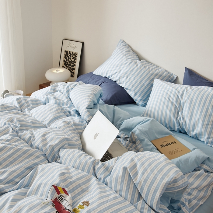 91家纺网 家纺一手货源 找家纺 原研家居 2025新款40支全棉13070烫画系列 南烛