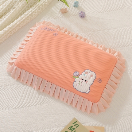 91家纺网 家纺一手货源 找家纺 （总）温蔓2025新款少女心花边记忆棉面包枕