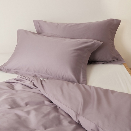 91家纺网 家纺一手货源 找家纺 （总）EH家居2025新款50*50双股长绒棉纯棉系列枕套单件-单枕套