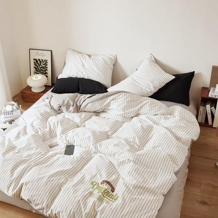 原研家居 2025新款40支全棉13070烫画系列 南星