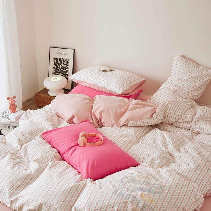 91家纺网 家纺一手货源 找家纺 原研家居 2025新款40支全棉13070烫画系列 茯苓