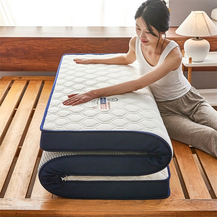 91家纺网 家纺一手货源 找家纺 （总）优承佳生活馆（床垫） 2025新款牛奶丝乳胶海绵烫画双边床垫