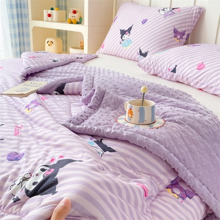 91家纺网 家纺一手货源 找家纺 （总）美澳2025新款三丽鸥针织凉感豆豆夏被夏凉空调被