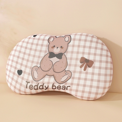 91家纺网 家纺一手货源 找家纺 （总）温蔓2025新款冰感丝卡通印花豌豆枕记忆棉