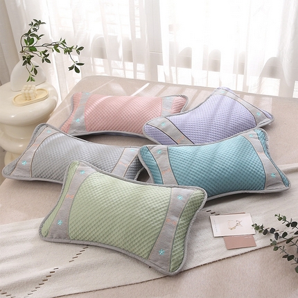91家纺网 家纺一手货源 找家纺 （总）梦叶草2025夏季夏凉茶香枕头冰丝凉感华夫格凉豆豆茶叶茉莉花枕头