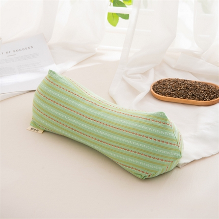 91家纺网 家纺一手货源 找家纺 （总）仁宇枕业 2025新款新品 全棉提花水洗棉条纹三角菱形荞麦护颈椎枕头枕芯