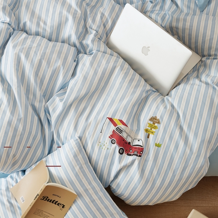 91家纺网 家纺一手货源 找家纺 原研家居 2025新款40支全棉13070烫画系列 南烛