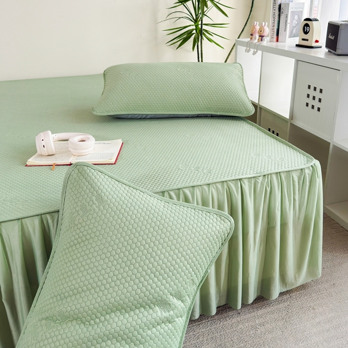 91家纺网 家纺一手货源 找家纺 （总）许林2025新款凉豆豆床裙