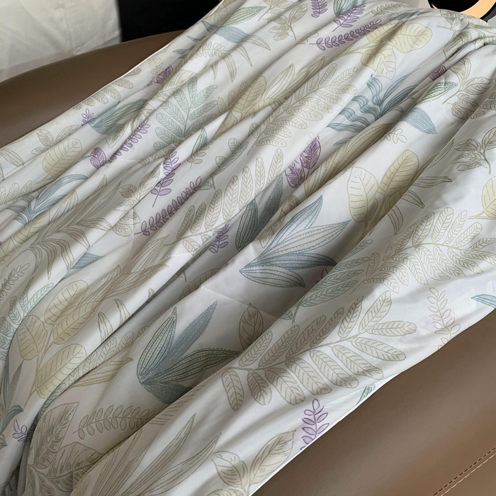 91家纺网 家纺一手货源 找家纺 奈萝家纺 2025新款A类凉感丝小凉皮夏被可机洗夏被新品空调被 热带雨林