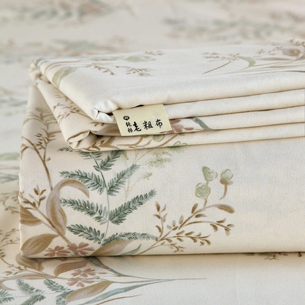 91家纺网 家纺一手货源 找家纺 爱彼被业2025夏季热门华夫格全棉老粗床单凉席-系列四 情话