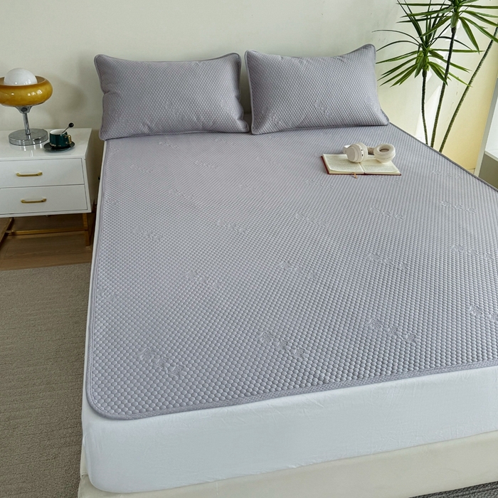 91家纺网 家纺一手货源 找家纺 许林2025新款凉豆豆床席 轻奢-灰