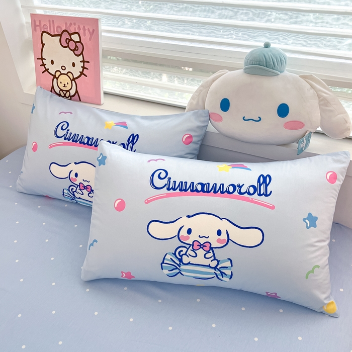 91家纺网 家纺一手货源 找家纺 暮思家居 2025新款正版授权三丽鸥大阪全棉数码印花纯棉四件套系列-第三批(专版花型) 大版-糖果玉桂狗