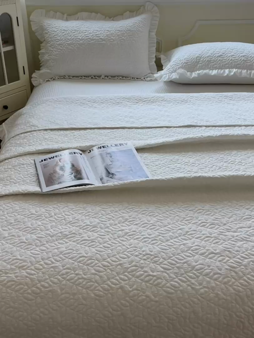 91家纺网 家纺一手货源 找家纺 （总）乐卧家居 2026新款春夏轻氧自然系韩式透气薄款夏被空调被子-曼尼