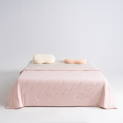 CINNY馨宜 2025新款瓜瓜锦氨凉感夏被 珊瑚粉