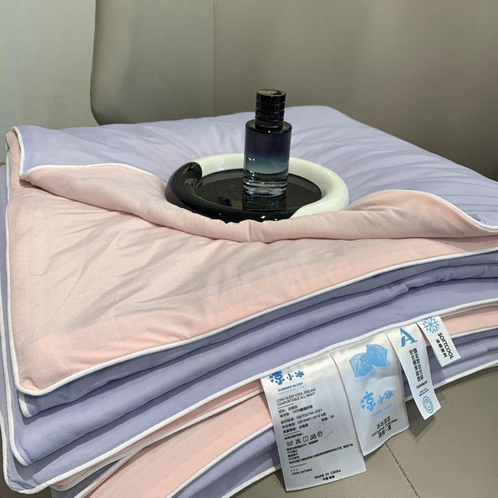 91家纺网 家纺一手货源 找家纺 （总）奈萝家纺 2025新款A类凉感丝小凉皮夏被可机洗夏被新品空调被