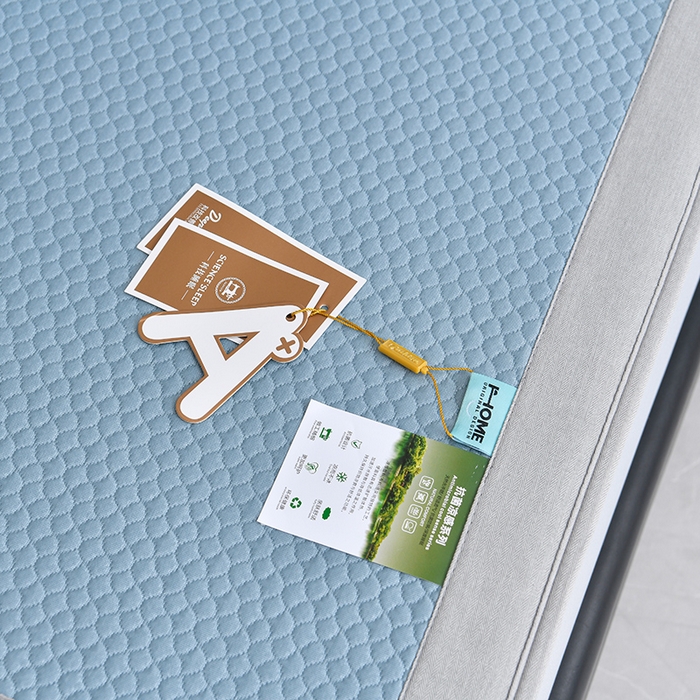 91家纺网 家纺一手货源 找家纺 小牛席业 2025新款3D按摩-鲜花清凉豆豆席系列（床笠款） 蓝色