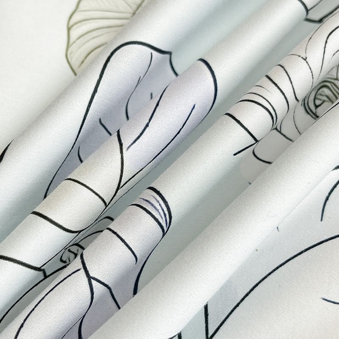 91家纺网 家纺一手货源 找家纺 2025新款夏季热款A类母婴级数码印花全棉四件套高端纯棉被套长绒棉床单床笠床上用品 沐熙-绿