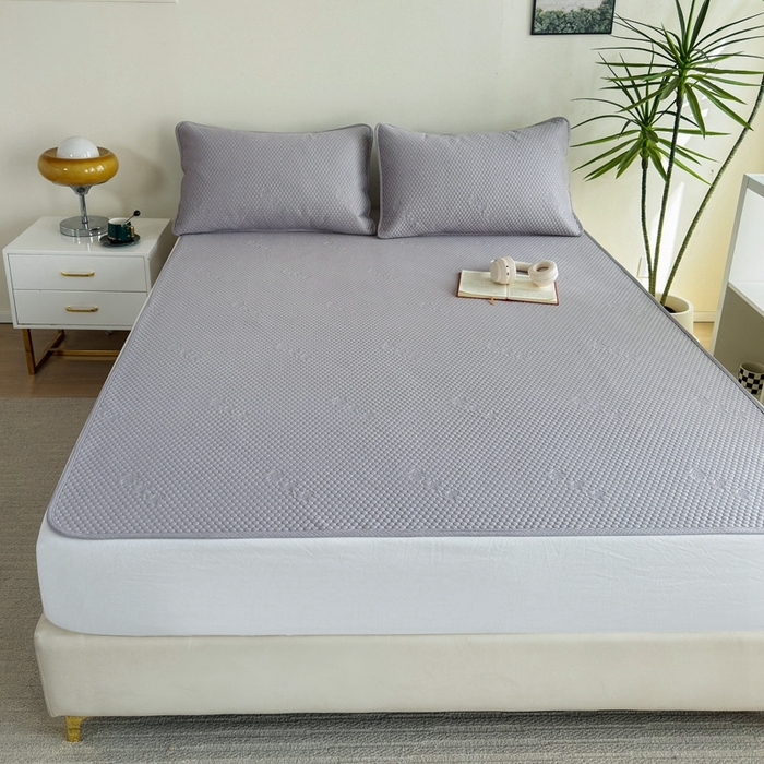 91家纺网 家纺一手货源 找家纺 许林2025新款凉豆豆床席 轻奢-灰