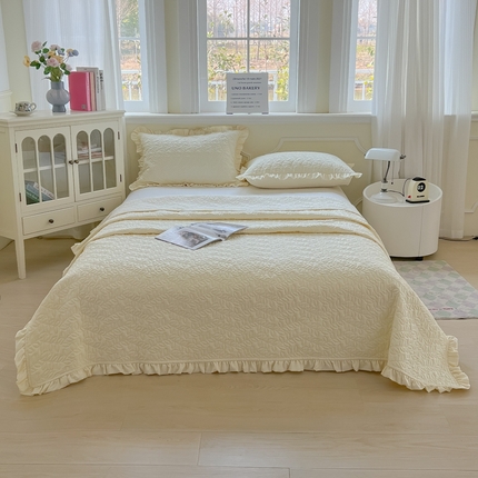 91家纺网 家纺一手货源 找家纺 （总）乐卧家居 2026新款春夏轻氧自然系韩式透气薄款夏被空调被子-曼尼