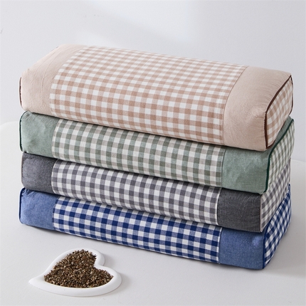 大熊2025新款全棉水洗棉色织荞麦枕 组合图（仅供参考）