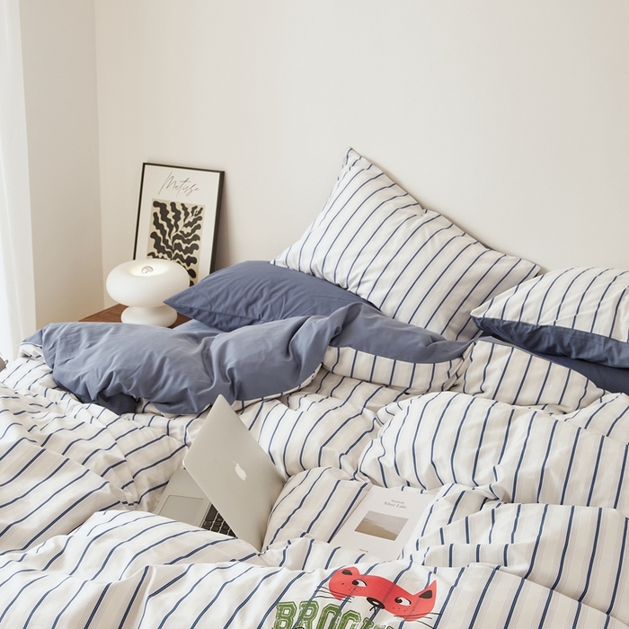 91家纺网 家纺一手货源 找家纺 原研家居 2025新款40支全棉13070烫画系列 白芷